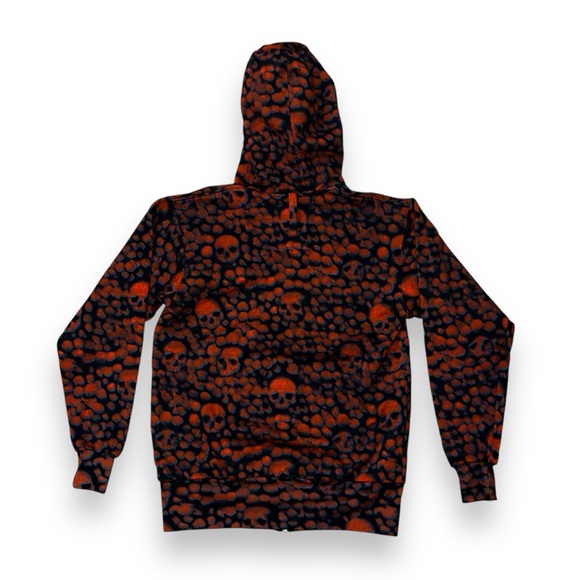 JCRT The 3D Skulls Sweatshirt Hoodie Full Zip Men’s Medium Cotton NWT - Picture 5 of 10
